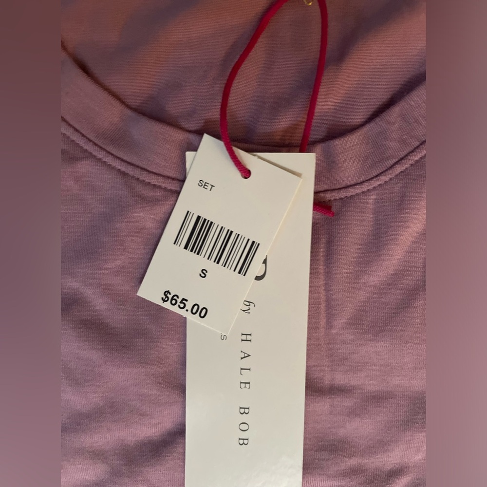 Hale Bob Two Piece Slouchy Super Comfy Lounge Set. NWT, Pink Color. - Picture 4 of 6